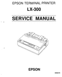 Thumbnail Epson LX-300 Terminal Printer Service Repair Manual Thumbnail Epson LX-300 Terminal Printer Service Repair Manual