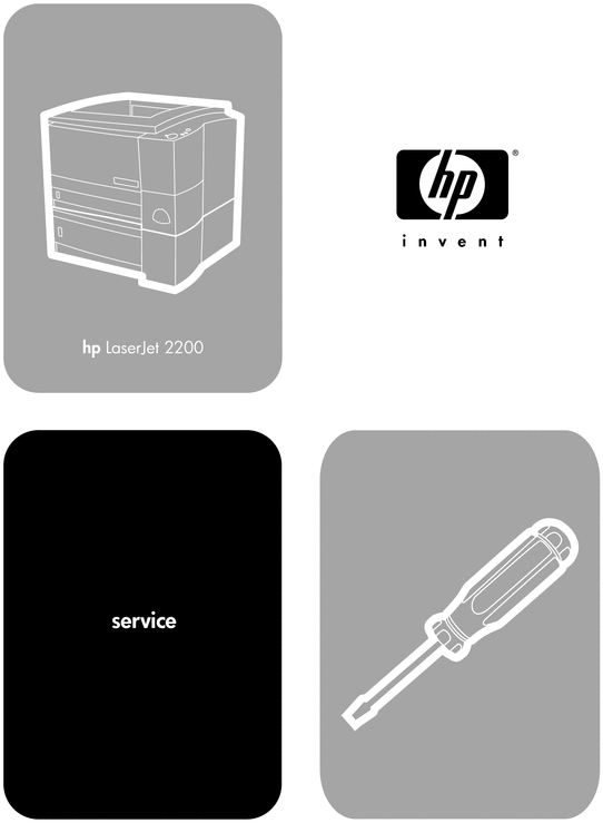 Product picture HP LaserJet 2200 Series Printer Service Manual