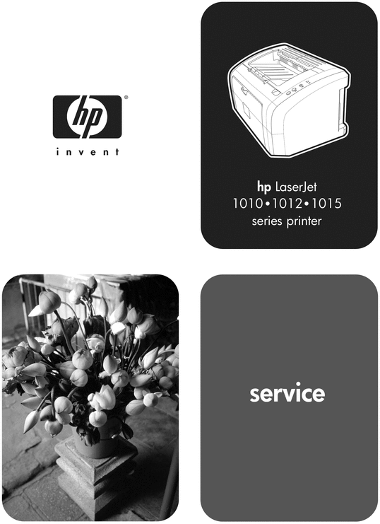 Product picture Hp Laserjet 1010, 1012, 1015  Series  Service Repair Manual
